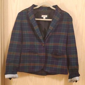 Plaid blazer